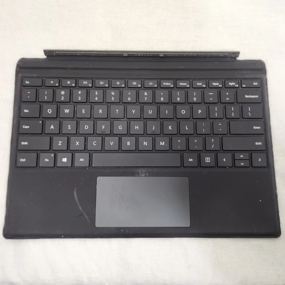 Microsoft 1725 Type Cover Black for Surface Pro 3,4,5,6,7 Backlit Keyboard